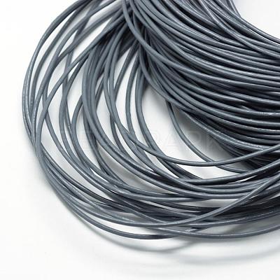 Spray Painted Cowhide Leather Cords WL-R001-2.0mm-06-1
