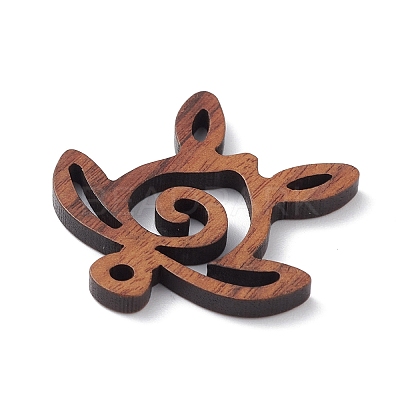 Walnut Wood Pendants WOOD-C016-02-1