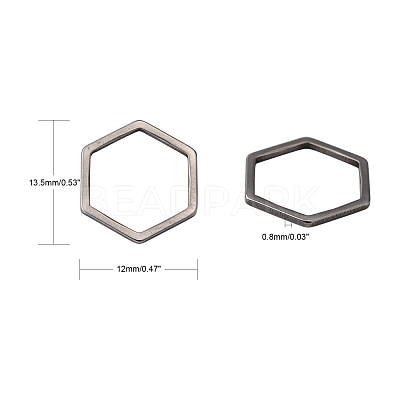 Non-Tarnish 304 Stainless Steel Linking Ring X-STAS-S079-26A-1