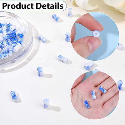 100Pcs Handmade Porcelain Beads PORC-SC0001-31-1