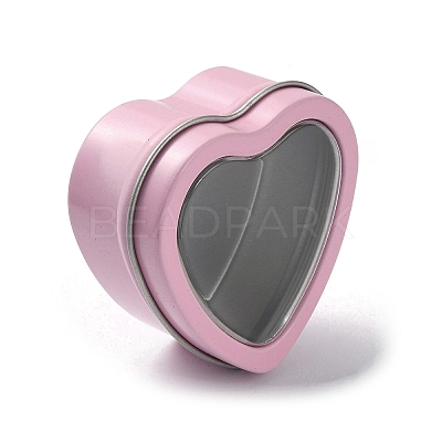 Tinplate Iron Heart Shaped Candle Tins CON-NH0001-01C-1
