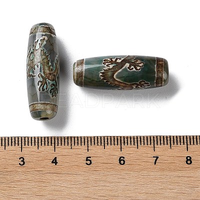 Tibetan Style dZi Beads TDZI-E004-10-1