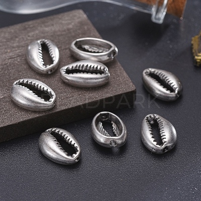 Tibetan Style Alloy Beads TIBEB-A004-012TAS-NR-1