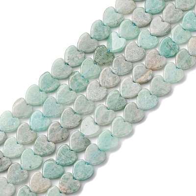 Natural Amazonite Beads Strands G-M403-A53-02-1
