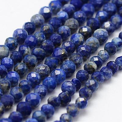 Natural Lapis Lazuli Beads Strands G-K185-01-1