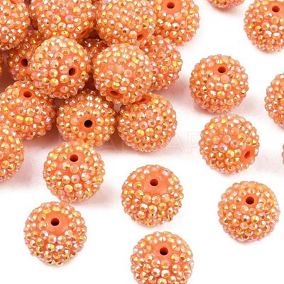 AB-Color Resin Rhinestone Beads RESI-S315-18x20-18-1