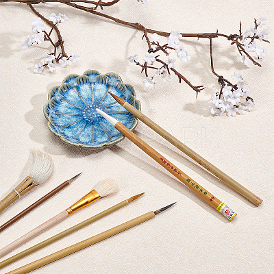 Bamboo Chinese Calligraphy Brush AJEW-OC0001-83-1