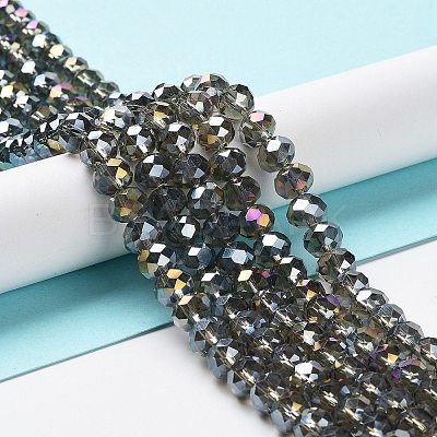 Electroplate Glass Beads Strands EGLA-A044-T3mm-B16-1