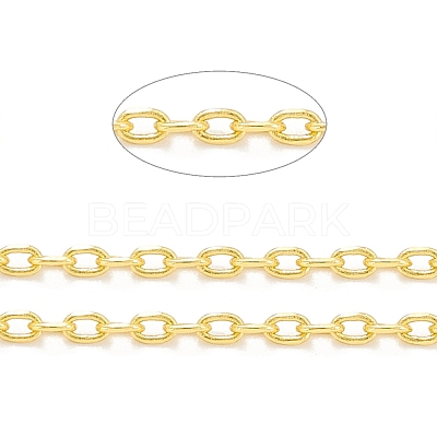 Brass Cable Chains CHC-D030-14G-RS-1