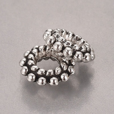 Tibetan Style Alloy Beads X-TIBEB-A830-AS-RS-1