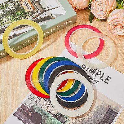 9 Rolls 9 Colors PET Adhesive Tapes DIY-FH0005-01-1