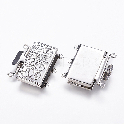 Multi-strand Box Clasps X-KK291-1