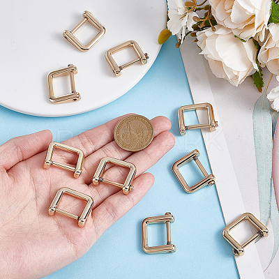 8Pcs Zinc Alloy Bag Suspension Clasps FIND-NB0006-45-1