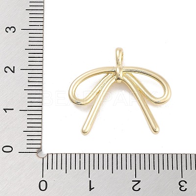 Brass Pave Clear Cubic Zirconia Pendants KK-Z061-20G-01-1