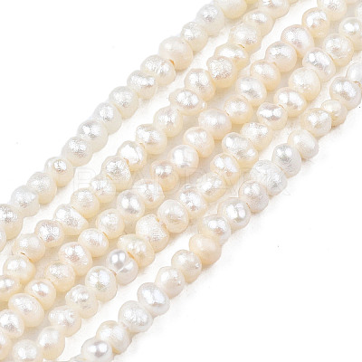 Natural Cultured Freshwater Pearl Beads Strands PEAR-N013-02B-1