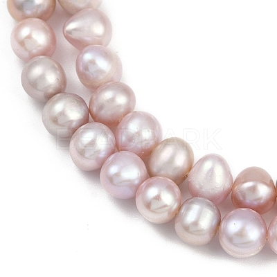 Natural Cultured Freshwater Pearl Beads Strands PEAR-I007-07X-03E-1