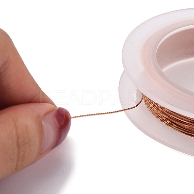 3 Strands Copper Craft Wire CWIR-WH0005-0.5mm-R-1
