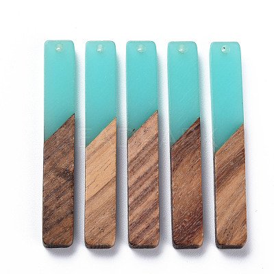 Resin & Walnut Wood Big Pendants X-RESI-S358-39L-1