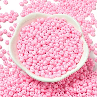 Baking Paint Glass Seed Beads SEED-B001-02A-15-1