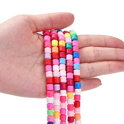 Handmade Polymer Clay Bead Strands CLAY-ZX006-01K-1