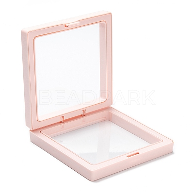 Square Transparent PE Thin Film Suspension Jewelry Display Box CON-D009-01A-04-1