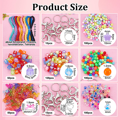 DIY Keychain Making Kits DIY-PH0030-77-1