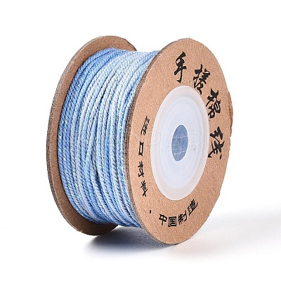 30M Segment Dyed Macrame Cotton Cord OCOR-T018-01P-1