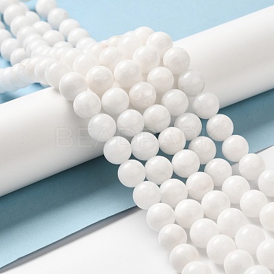 Natural Malaysia Jade Beads Strands G-A146-4mm-B01-1
