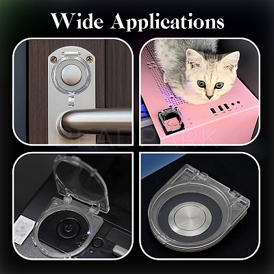 Plastic Stove Protection Knob Cover FIND-WH0152-940-1