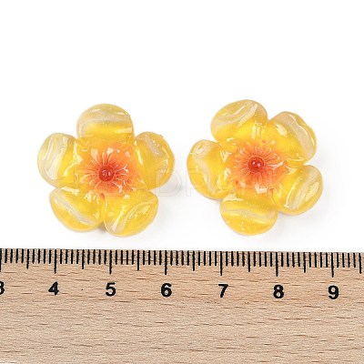 Flower Series Resin Cabochons CRES-Q008-01B-1