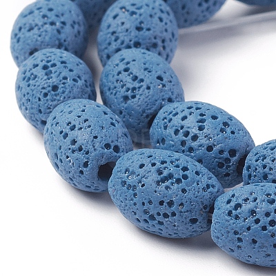 Natural Lava Rock Beads Strands G-F671-03A-12-1