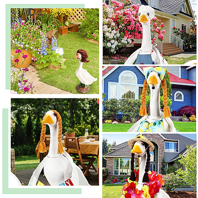 1Pc Polyester Articulated Goose Wings AJEW-WR0003-40-1