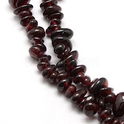 Natural Garnet Beads Strands X-G-P035-18-1