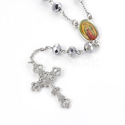 Alloy Pendant Necklaces NJEW-JN02272-1