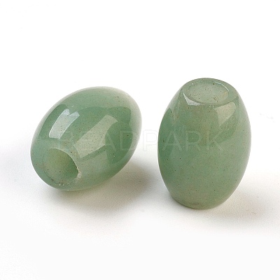 Natural Green Aventurine European Beads X-G-F580-A05-1