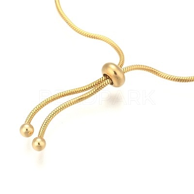 Adjustable 304 Stainless Steel Bracelet Making X-STAS-G169-02G-1