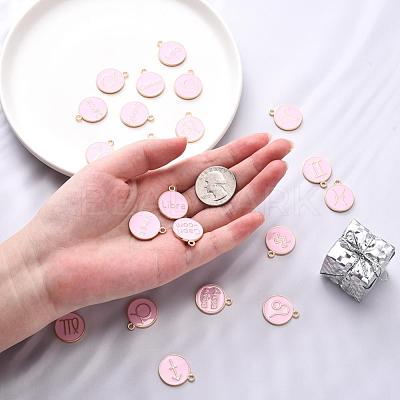 Alloy Enamel Pendants ENAM-S124-01B-09-1