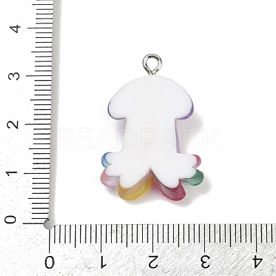 Marine Organism Resin Pendants RESI-Q022-03F-1