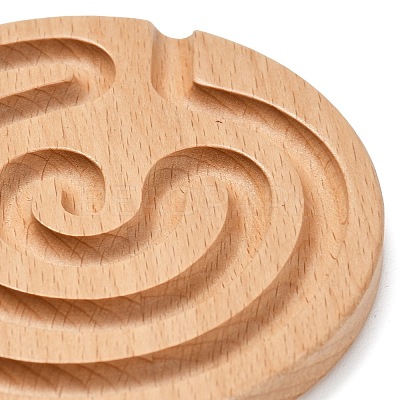Wooden Divination Boards AJEW-P131-07-1