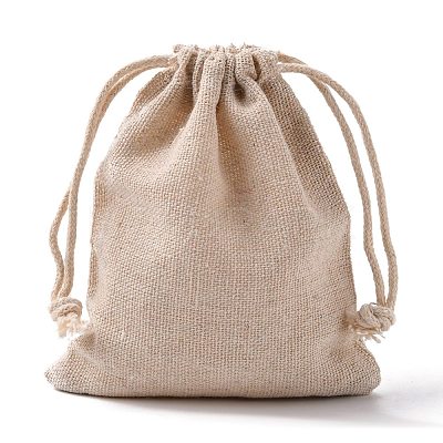 Cotton Packing Pouches Drawstring Bags ABAG-R011-10x12-1