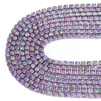 4.8 Yards Iron Rhinestone Cup Chains CH-TA0001-10C-1