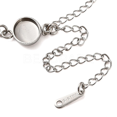 Non-Tarnish 304 Stainless Steel Bracelet Making SA-CBAFBB7-01P-A-1