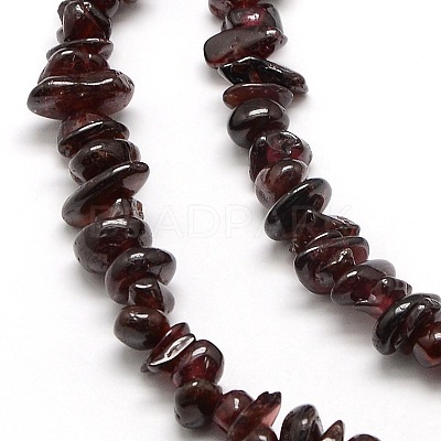 Natural Garnet Beads Strands G-P035-14-1