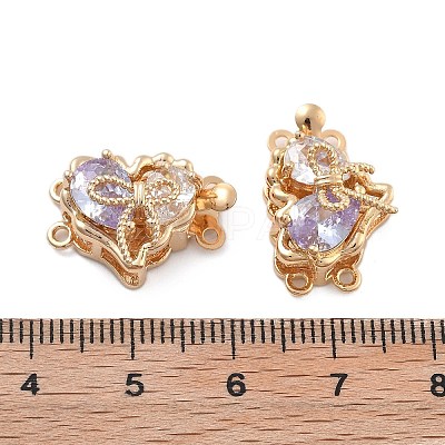 Brass Glass Box Clasps KK-B125-01G-03-1