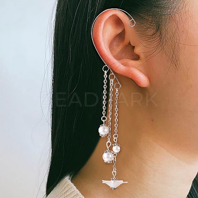 16Pcs 4 Style 316 Stainless Steel Ear Cuff Findings STAS-SZ0002-54-1