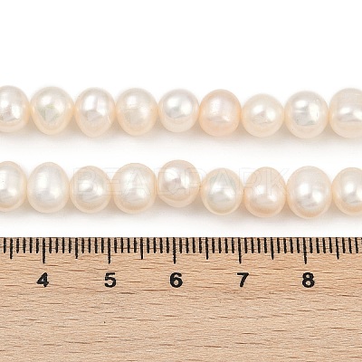 Natural Cultured Freshwater Pearl Beads Strands PEAR-I007-07X-13A-1