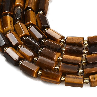 Natural Tiger Eye Beads Strands GG-CBA5B6F-C01-02-1