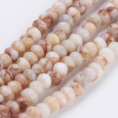 Natural Red Netstone Beads Strands G-K255-12A-1