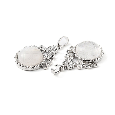 Natural Quartz Crystal Pendants G-P498-01P-04-1