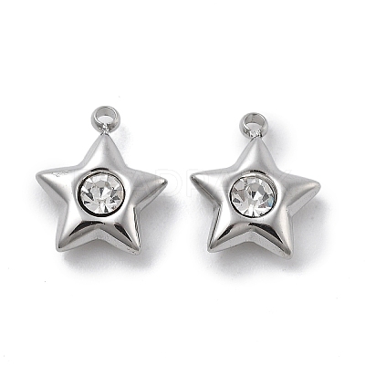 304 Stainless Steel Pendants STAS-Z121-55P-1